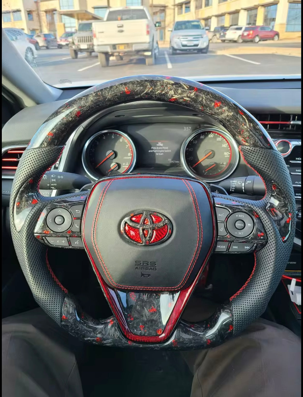 For a Carbon Fiber Steering Wheel Please Send Us A DM