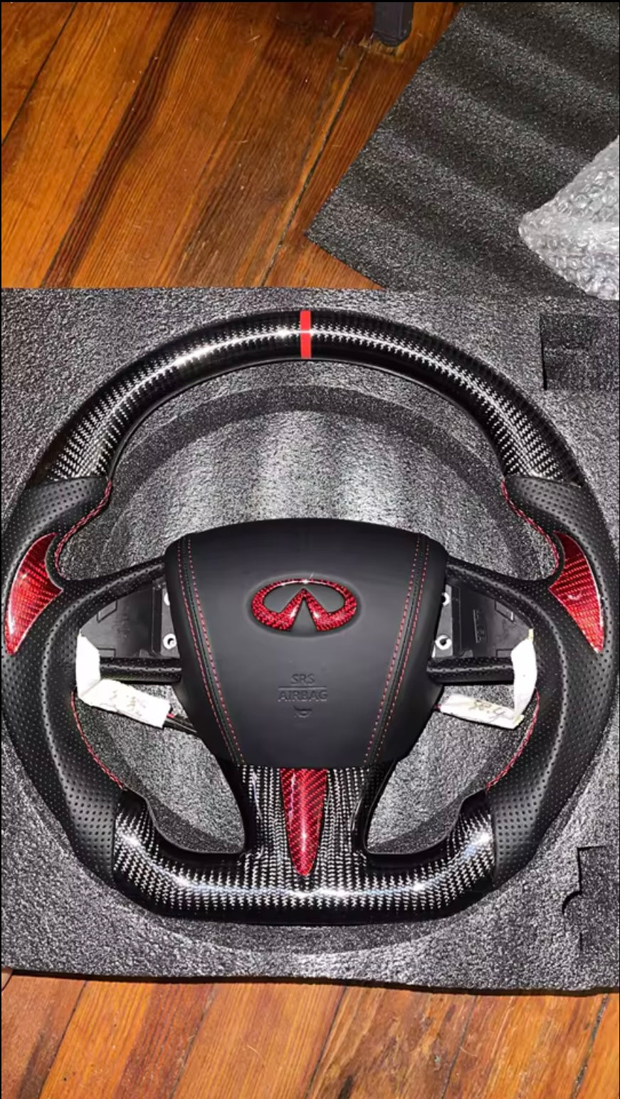 For a Carbon Fiber Steering Wheel Please Send Us A DM
