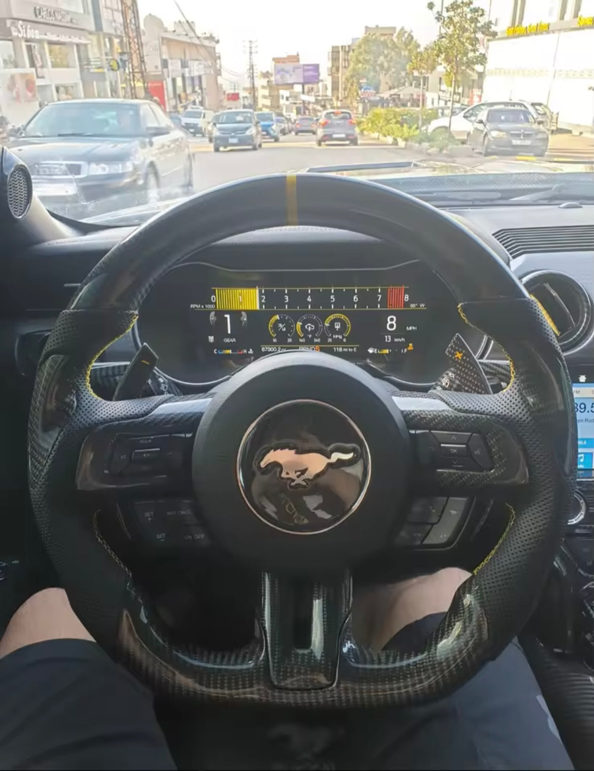 For a Carbon Fiber Steering Wheel Please Send Us A DM